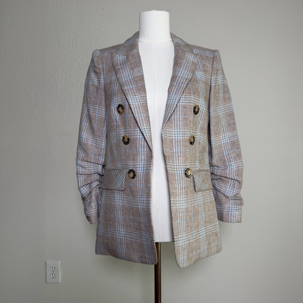 Veronica Beard Beacon Dickey Linen Blazer (Size 2) - Picture 2 of 12